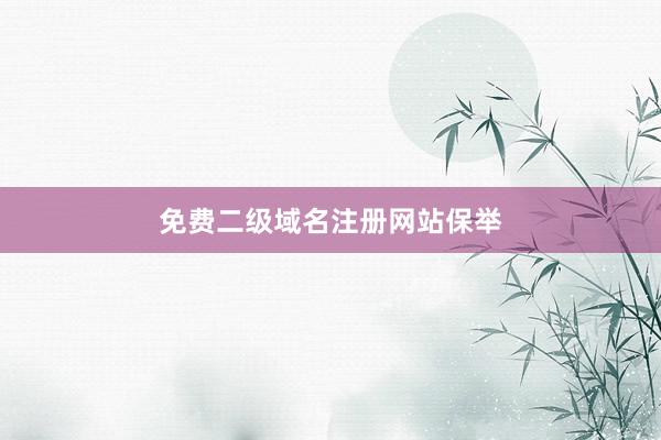 免费二级域名注册网站保举